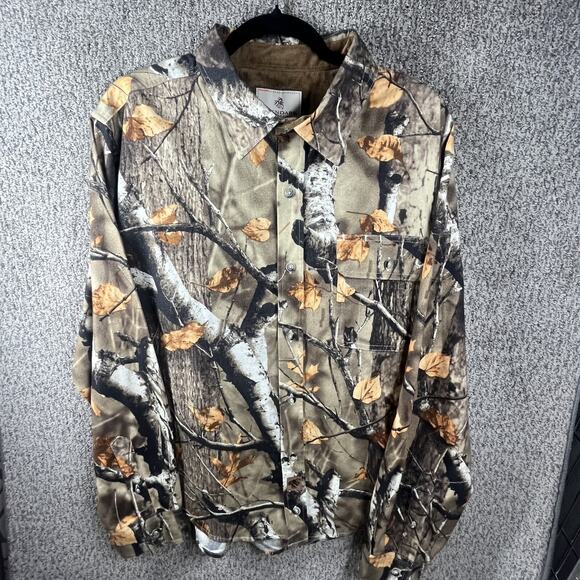 Legendary Whitetails Mens L Flannel Jacket Shirt Camo Hunting Camping Used Once! - Picture 1 of 14